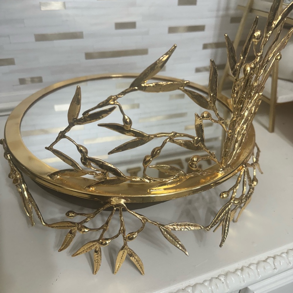 Tray gold